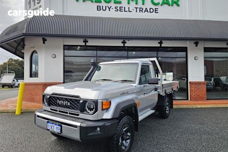 Silver 2024 Toyota Landcruiser 70 Series Cab Chassis LC79 GXL