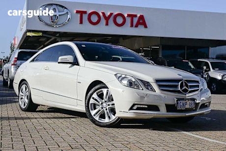 White 2010 Mercedes-Benz E250 Coupe CGI Elegance