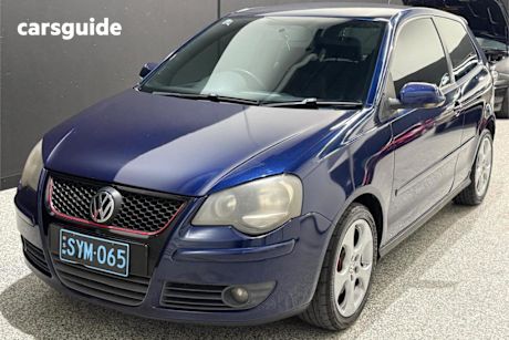 Blue 2007 Volkswagen Polo Hatchback GTI