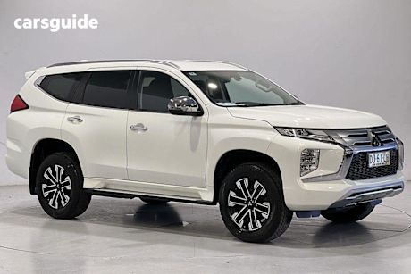 White 2023 Mitsubishi Pajero Sport Wagon GLS (4WD) 7 Seat