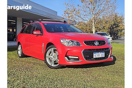 Red 2016 Holden Commodore Wagon SV6 R