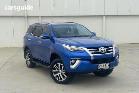 Blue 2015 Toyota Fortuner Wagon Crusade