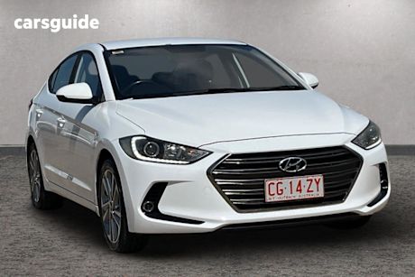 White 2018 Hyundai Elantra Sedan Active 2.0 MPI