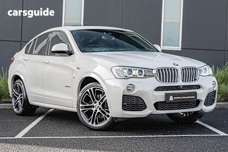 White 2017 BMW X4 Coupe Xdrive 35D