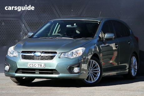 Green 2014 Subaru Impreza Sedan 2.0I-S (awd)