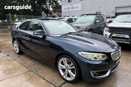 Blue 2014 BMW 228I Coupe Modern Line