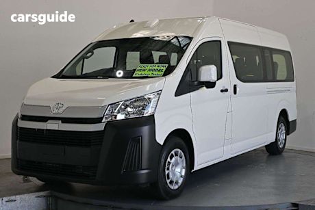 White 2025 Toyota Hiace Van Slwb
