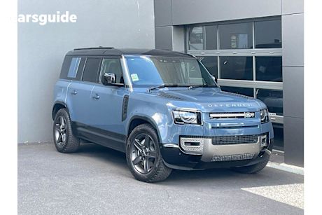 Blue 2024 Land Rover Defender Wagon 110 D300 X-Dynamic SE (220KW)