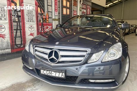 Grey 2012 Mercedes-Benz E250 Cabriolet CGI Avantgarde