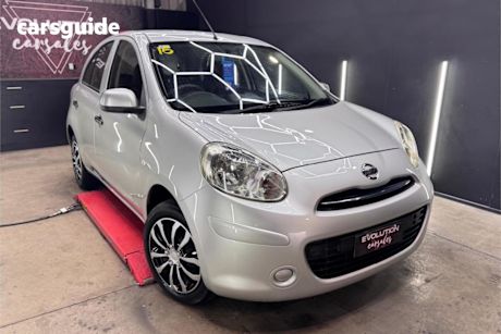 Silver 2011 Nissan Micra Hatchback ST-L
