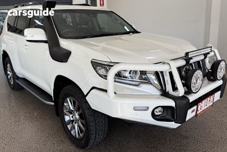 White 2019 Toyota Landcruiser Prado Wagon Kakadu (4X4)