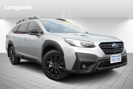 Silver 2023 Subaru Outback Wagon AWD Sport XT