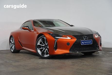 Orange 2020 Lexus LC500 Coupe V8