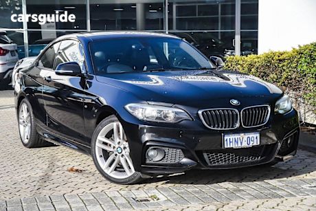 Black 2014 BMW 220I Coupe Sport Line