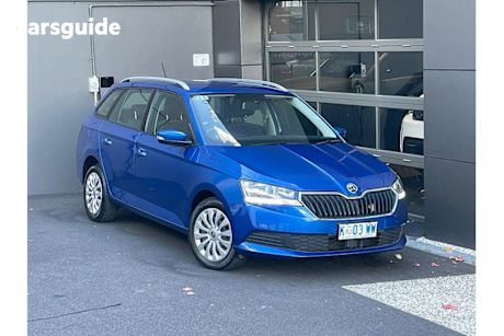 Blue 2019 Skoda Fabia Wagon 81 TSI