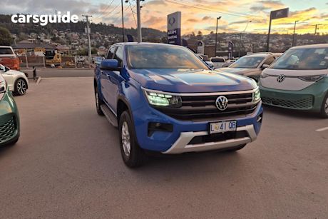 Blue 2024 Volkswagen Amarok Dual Cab Utility Life TDI500 4Motion