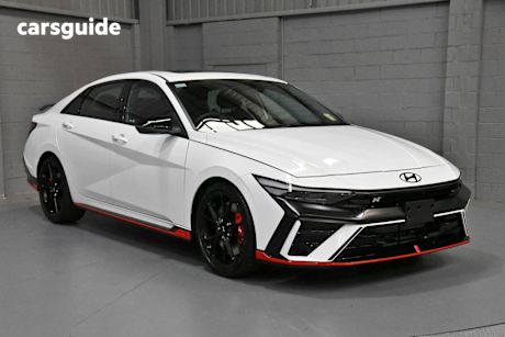 White 2025 Hyundai I30 Sedan N Premium With Sunroof