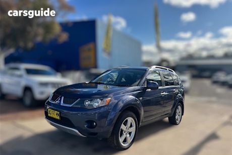 Blue 2007 Mitsubishi Outlander Wagon VR-X ZG