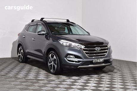 Grey 2016 Hyundai Tucson Wagon Highlander (awd)
