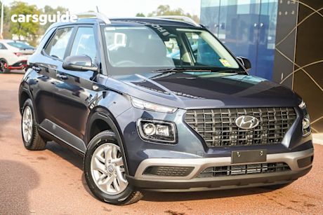 Blue 2025 Hyundai Venue Wagon
