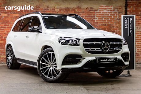 White 2023 Mercedes-Benz GLS450 Wagon 4Matic (hybrid)