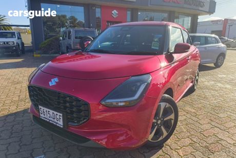 Red 2024 Suzuki Swift Hatchback Hybrid GLX