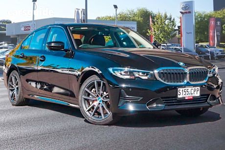 Black 2021 BMW 330E Sedan Luxury Line Phev