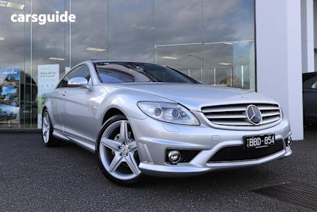Silver 2007 Mercedes-Benz CL-Class Coupe CL500 R