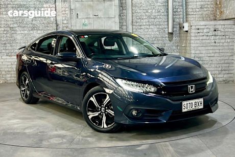 Blue 2018 Honda Civic Hatchback RS
