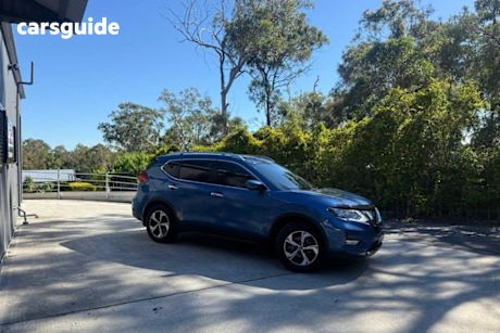 Blue 2019 Nissan X-Trail Wagon ST-L (2WD)