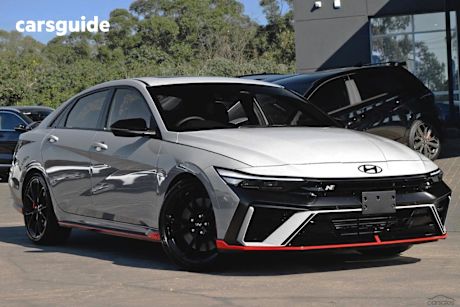 Grey 2024 Hyundai I30 Sedan N Premium With Sunroof