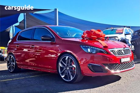 Red 2015 Peugeot 308 Hatch GTI 270