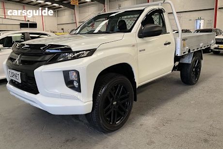White 2021 Mitsubishi Triton Cab Chassis GLX (4X2)