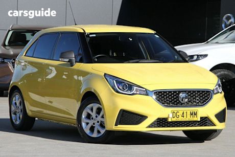 Yellow 2022 MG MG3 Hatch CORE F