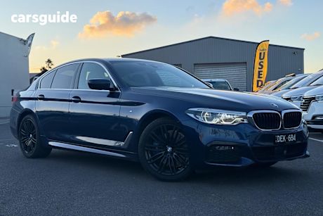 Blue 2019 BMW 530D Sedan M Sport