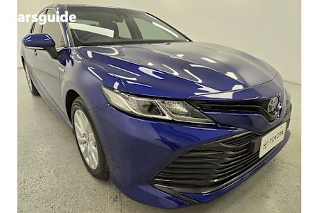 Blue 2020 Toyota CAMRY HYBRID Sedan ASCENT F