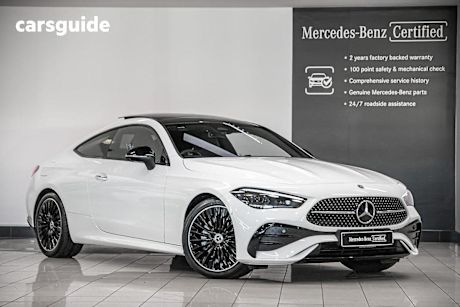 White 2025 Mercedes-Benz CLE-Class Coupe CLE300 4WD