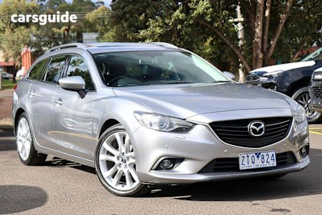 Silver 2013 Mazda Mazda6 Wagon GT F