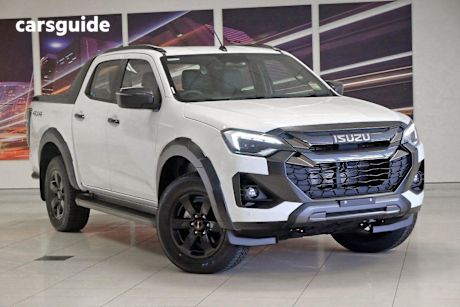 White 2025 Isuzu D-MAX Crew Cab Utility X-Terrain (4X4)