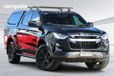 Black 2022 Isuzu D-MAX Crew Cab Utility X-Terrain (4X4)