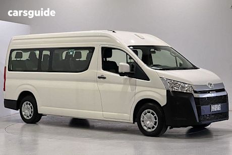 White 2023 Toyota Hiace Bus Slwb Commuter (12 Seats)