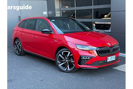 Red 2025 Skoda Scala Hatch 110TSI MONTE CARLO F