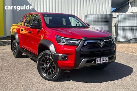 Red 2024 Toyota Hilux Double Cab Pick Up Rogue 48V (4X4)