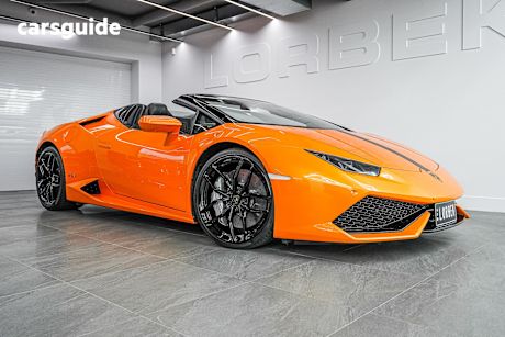 Red 2016 Lamborghini Huracan Coupe LP 610-4