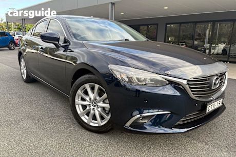 Blue 2018 Mazda 6 Sedan Touring