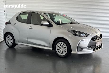 Silver 2021 Toyota Yaris Hatchback Ascent Sport