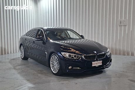 Blue 2015 BMW 420I Coupe Gran Coupe Sport Line