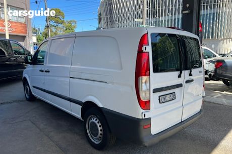 White 2007 Mercedes-Benz Vito Van 109CDI Extra Long
