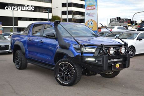 Blue 2022 Toyota Hilux Double Cab Pick Up Rogue (4X4)