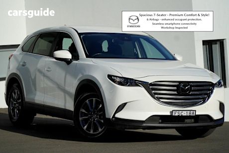 White 2021 Mazda CX-9 Wagon Sport (fwd)